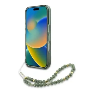 Kup Etui Guess GUHMP16LHCPOFPA Apple iPhone 16 Pro hardcase IML Flowers Allover Electro With Pearl Strap MagSafe zielony/green - GUE003951 - {ean13} - Sklep Home Screen