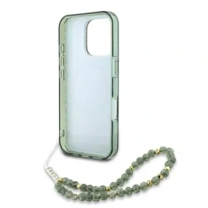 Kup Etui Guess GUHMP16LHCPOFPA Apple iPhone 16 Pro hardcase IML Flowers Allover Electro With Pearl Strap MagSafe zielony/green - GUE003951 - {ean13} - Sklep Home Screen