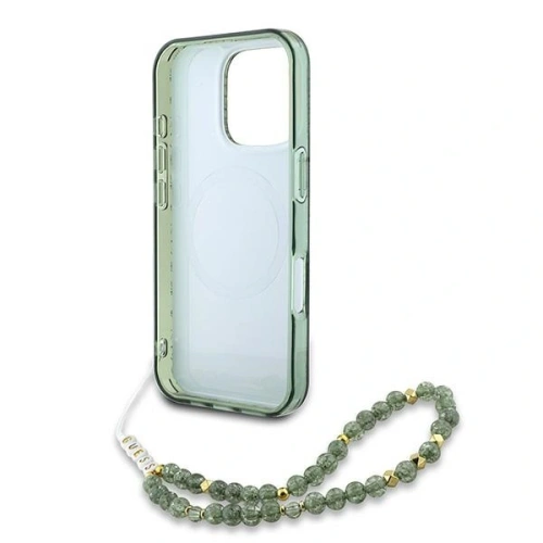 Kup Etui Guess GUHMP16LHCPOFPA Apple iPhone 16 Pro hardcase IML Flowers Allover Electro With Pearl Strap MagSafe zielony/green - GUE003951 - {ean13} - Sklep Home Screen