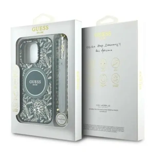 Kup Etui Guess GUHMP16LHCPOFPA Apple iPhone 16 Pro hardcase IML Flowers Allover Electro With Pearl Strap MagSafe zielony/green - GUE003951 - {ean13} - Sklep Home Screen