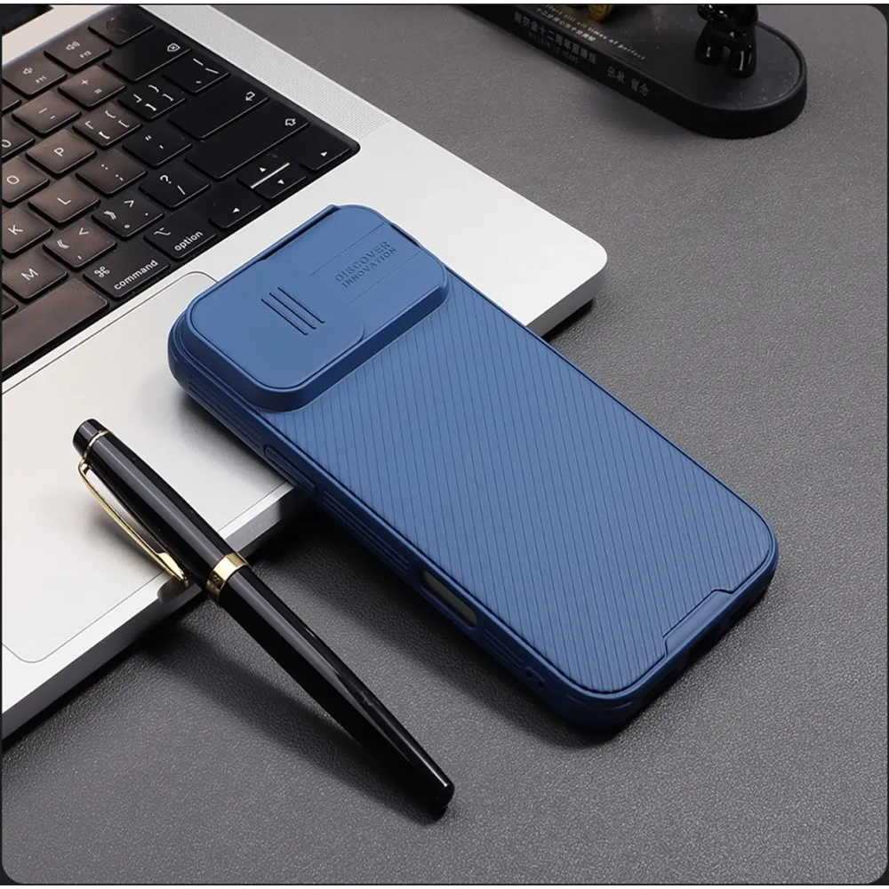 Etui Nillkin CamShield Pro Magnetic Case na Apple iPhone 16 niebieskie