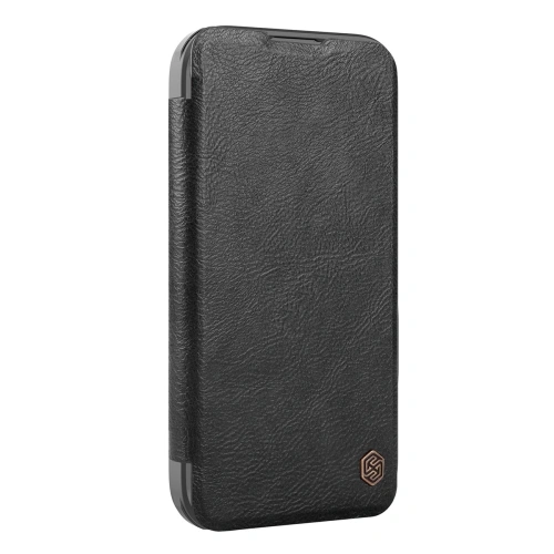 Kup Nillkin Qin Prop Lederhülle Apple iPhone 16 schwarz - NLK1610 - {ean13} - Sklep Home Screen
