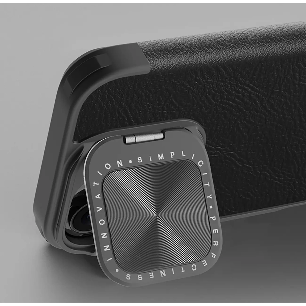 Etui Nillkin Qin Prop Leather Case Apple iPhone 16 czarne