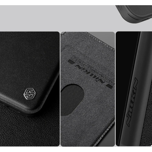 Kup Etui Nillkin Qin Prop Leather Case Apple iPhone 16 černé - NLK1610 - {ean13} - Sklep Home Screen