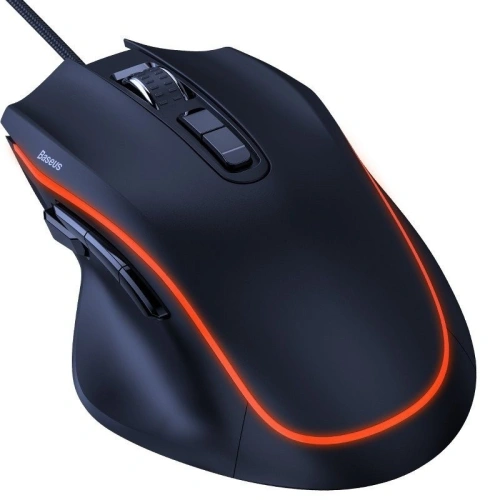 Kup Gaming egér Baseus GAMO GM01, 9 programozható gomb, 6400DPI (fekete) - BSU1158BLK - {ean13} - Sklep Home Screen