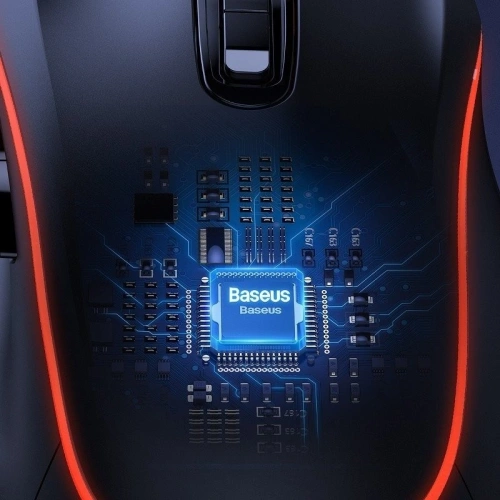 Kup Mască de gaming Baseus GAMO GM01, 9 butoane programabile, 6400DPI (neagră) - BSU1158BLK - {ean13} - Sklep Home Screen