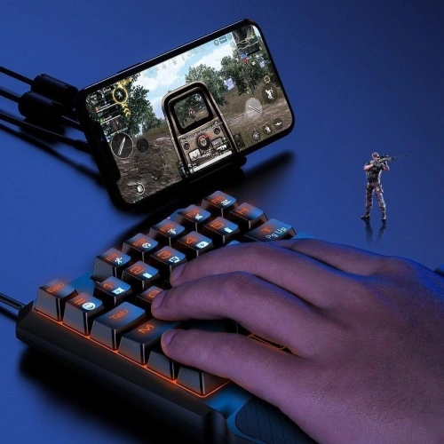 Buy Baseus GAMO One-Handed Gaming Keyboard Black - BSU1159 - {ean13} - Home Screen Store Europe