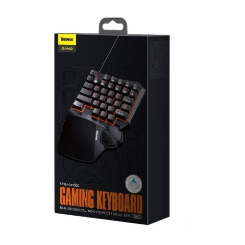 Buy Baseus GAMO One-Handed Gaming Keyboard Black - BSU1159 - {ean13} - Home Screen Store Europe