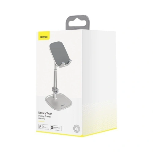 Buy Baseus Literary Youth Desktop Bracket (Telescopic)Silver - BSU1163SLV - {ean13} - Home Screen Store Europe