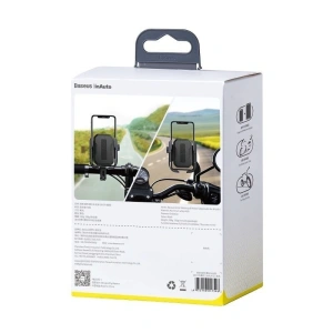 Baseus Telefonhalter Armor für Motorrad / Fahrrad / Roller / Scooter (schwarz)
