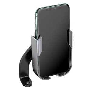 Baseus Telefonhalter Armor für Motorrad / Fahrrad / Roller / Scooter (silber)