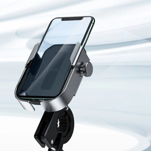 Kup Baseus Telefonhalter Armor für Motorrad / Fahrrad / Roller / Scooter (silber) - BSU1166SLV - {ean13} - Sklep Home Screen