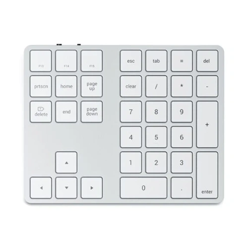 Kup Bezprzewodowa klawiatura numeryczna Satechi Aluminium Extended Keypad (silver) - STH155 - {ean13} - Sklep Home Screen