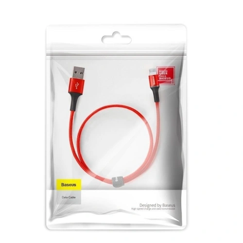Buy Baseus halo data cable USB For iP 2.4A 0.25m Red - BSU1170RED - {ean13} - Home Screen Store Europe
