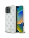 Guess GUHMP16LPGPYSH Apple iPhone 16 Pro kemény tok Peony Script Logo MagSafe fehér