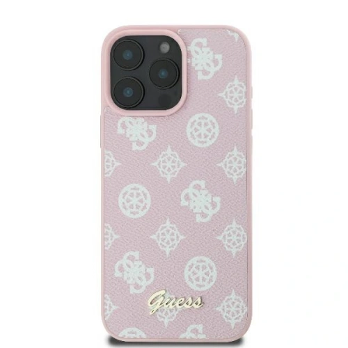 Kup Etui Guess GUHMP16LPGPYSP Apple iPhone 16 Pro hardcase Peony Script Logo MagSafe růžový/pink - GUE004040 - {ean13} - Sklep Home Screen