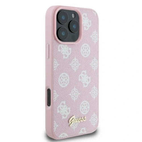 Kup Etui Guess GUHMP16LPGPYSP Apple iPhone 16 Pro hardcase Peony Script Logo MagSafe růžový/pink - GUE004040 - {ean13} - Sklep Home Screen