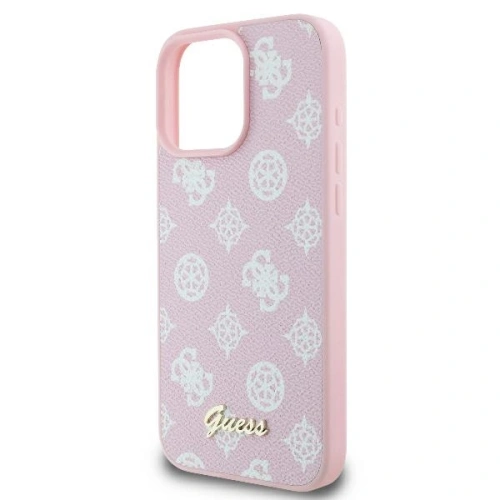 Kup Etui Guess GUHMP16LPGPYSP Apple iPhone 16 Pro hardcase Peony Script Logo MagSafe růžový/pink - GUE004040 - {ean13} - Sklep Home Screen