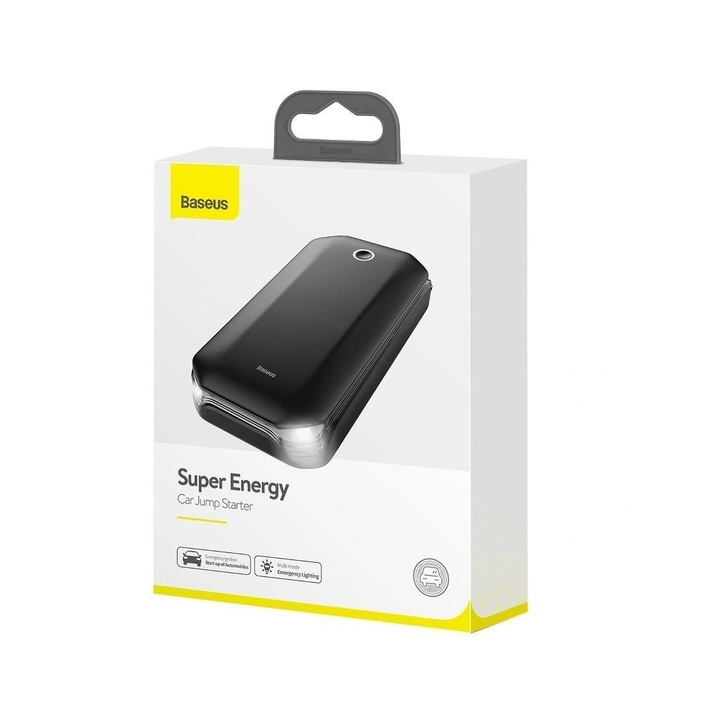 Powerbank / Rozrusznik Baseus Super Energy Car Jump Starter, 8000mAh, 400A, USB (czarny)