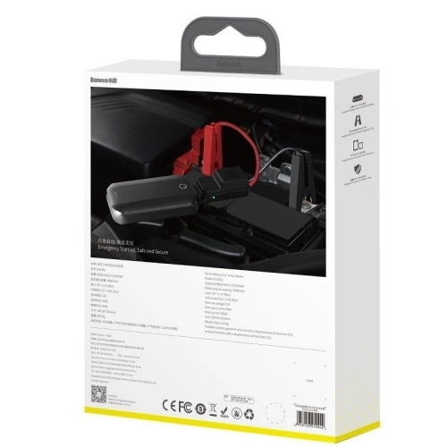 Kup Powerbank / Rozběhovač Baseus Super Energy Car Jump Starter, 8000mAh, 400A, USB (černý) - BSU1173BLK - {ean13} - Sklep Home Screen