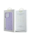 Buy Guess GUHMP16LPSAPSMEU Apple iPhone 16 Pro hardcase Saffiano Peony Classic Logo MagSafe purple - GUE004046 - {ean13} - Home Screen Store Europe
