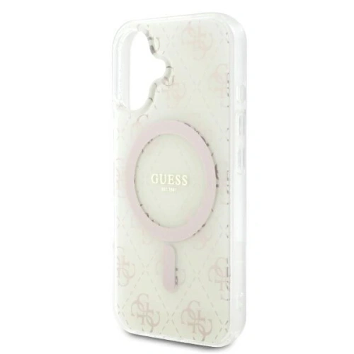 Buy Guess GUHMP16MH4DTEH Apple iPhone 16 Plus hardcase IML 4G Background MagSafe white - GUE003973 - {ean13} - Home Screen Store Europe