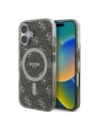 Guess GUHMP16MH4DTEW Apple iPhone 16 Plus hardcase IML 4G Background MagSafe brown