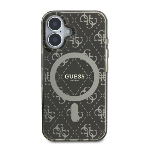 Buy Guess GUHMP16MH4DTEW Apple iPhone 16 Plus hardcase IML 4G Background MagSafe brown - GUE003969 - {ean13} - Home Screen Store Europe