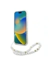 Kup Etui Guess GUHMP16MHCPOFPH Apple iPhone 16 Plus hardcase IML Flowers Allover Electro With Pearl Strap MagSafe bílý/white - GUE003946 - {ean13} - Sklep Home Screen