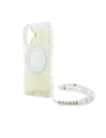 Kup Etui Guess GUHMP16MHCPOFPH Apple iPhone 16 Plus hardcase IML Flowers Allover Electro With Pearl Strap MagSafe bílý/white - GUE003946 - {ean13} - Sklep Home Screen