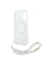 Kup Etui Guess GUHMP16MHCPOFPH Apple iPhone 16 Plus hardcase IML Flowers Allover Electro With Pearl Strap MagSafe bílý/white - GUE003946 - {ean13} - Sklep Home Screen