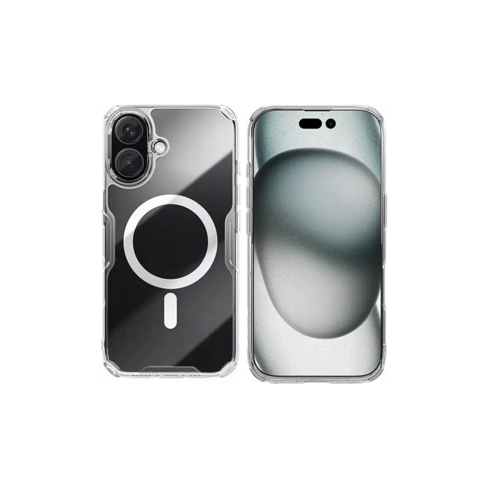 Etui Nillkin Nature Pro Magnetic Apple iPhone 16 clear/przezroczysty