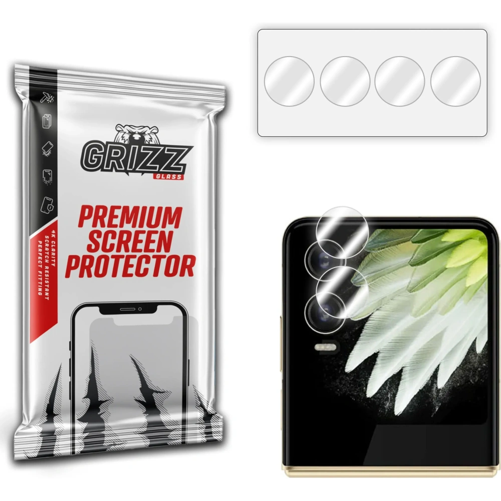 Szkło na aparat GrizzGlass HybridGlass Camera do Tecno Phantom V Flip 2