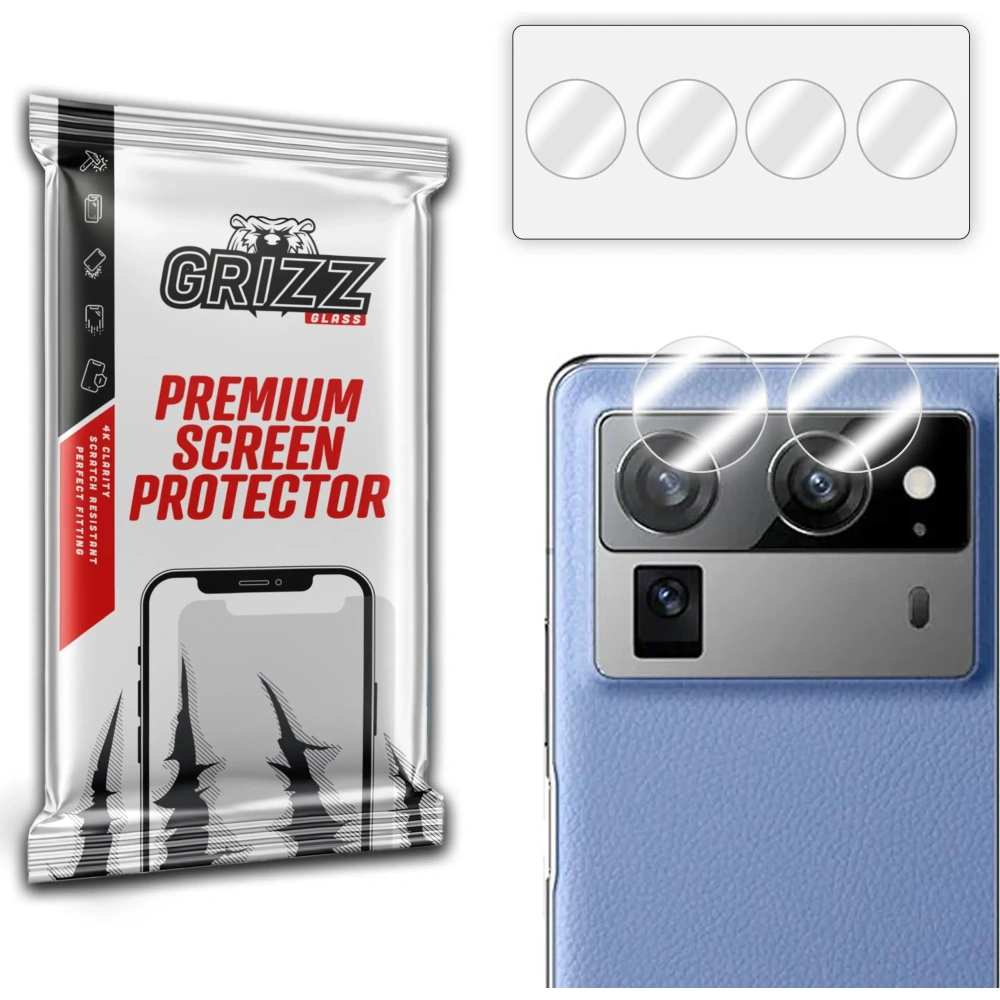 Szkło na aparat GrizzGlass HybridGlass Camera do Tecno Phantom V Fold 2