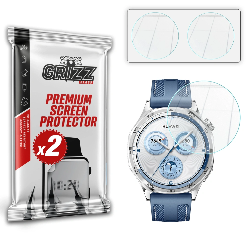 Szkło hybrydowe GrizzGlass HybridGlass do Huawei Watch GT 5 41mm