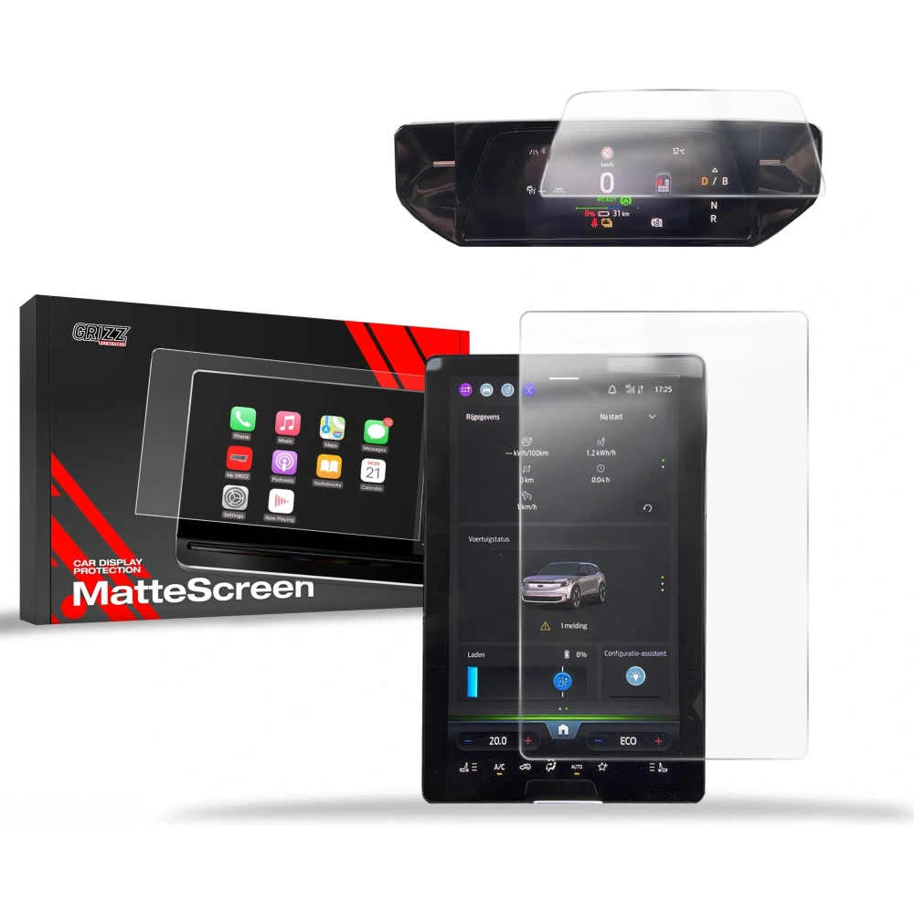 Folia matowa GrizzGlass CarDisplay Protection do Ford Explorer EV 14,6" 2024-2025 [2w1]