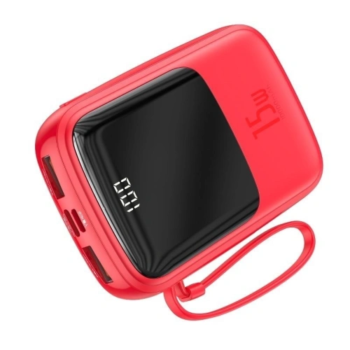 Kup Powerbank Baseus Qpow Lightning kábellel, 10000mAh, 3A, 15W (piros) - BSU1183RED - {ean13} - Sklep Home Screen
