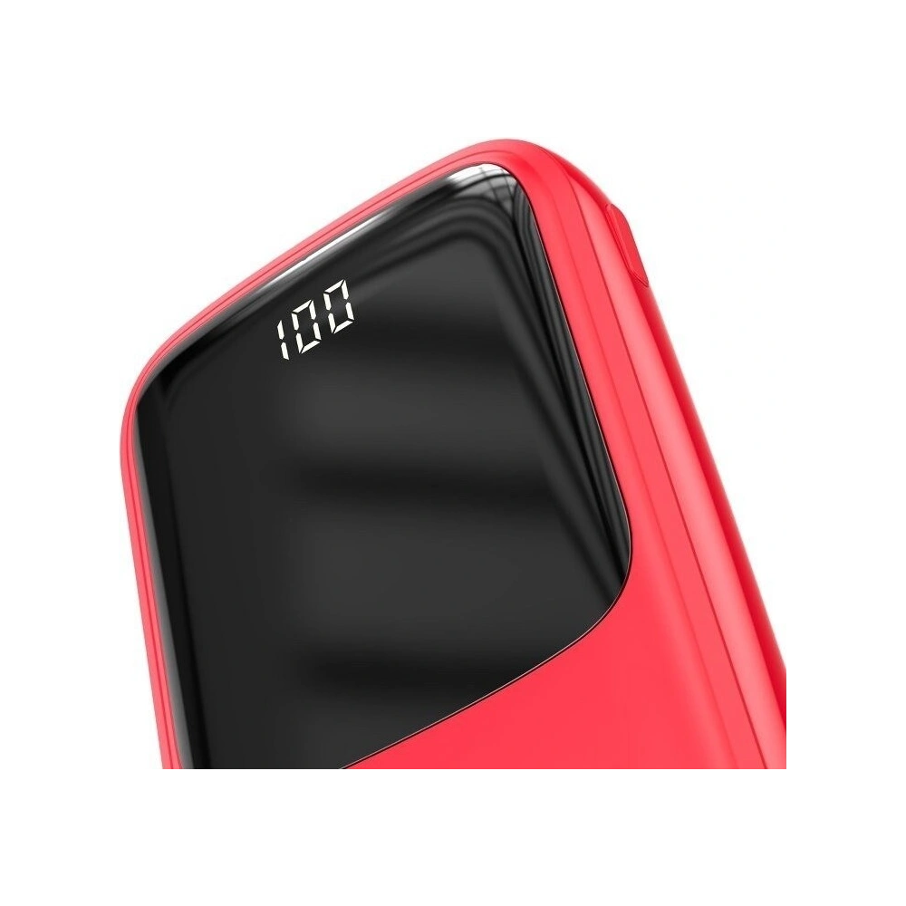 Powerbank Baseus Qpow z kablem Lightning, 10000mAh, 3A, 15W (czerwony)