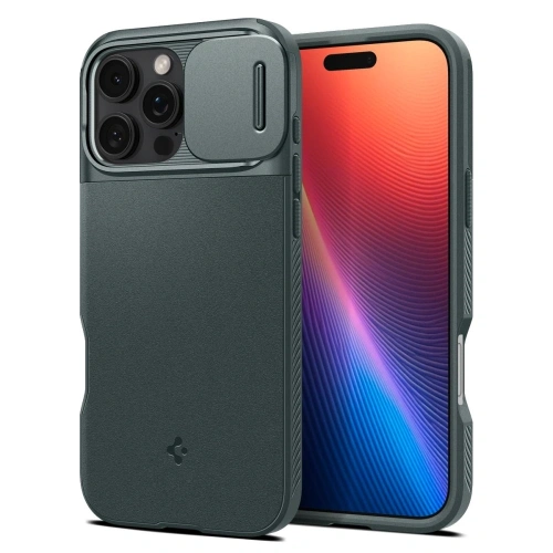 Buy Spigen Optik Armor Mag MagSafe Apple iPhone 16 Pro Max Abyss Green - SPN16491 - {ean13} - Home Screen Store Europe