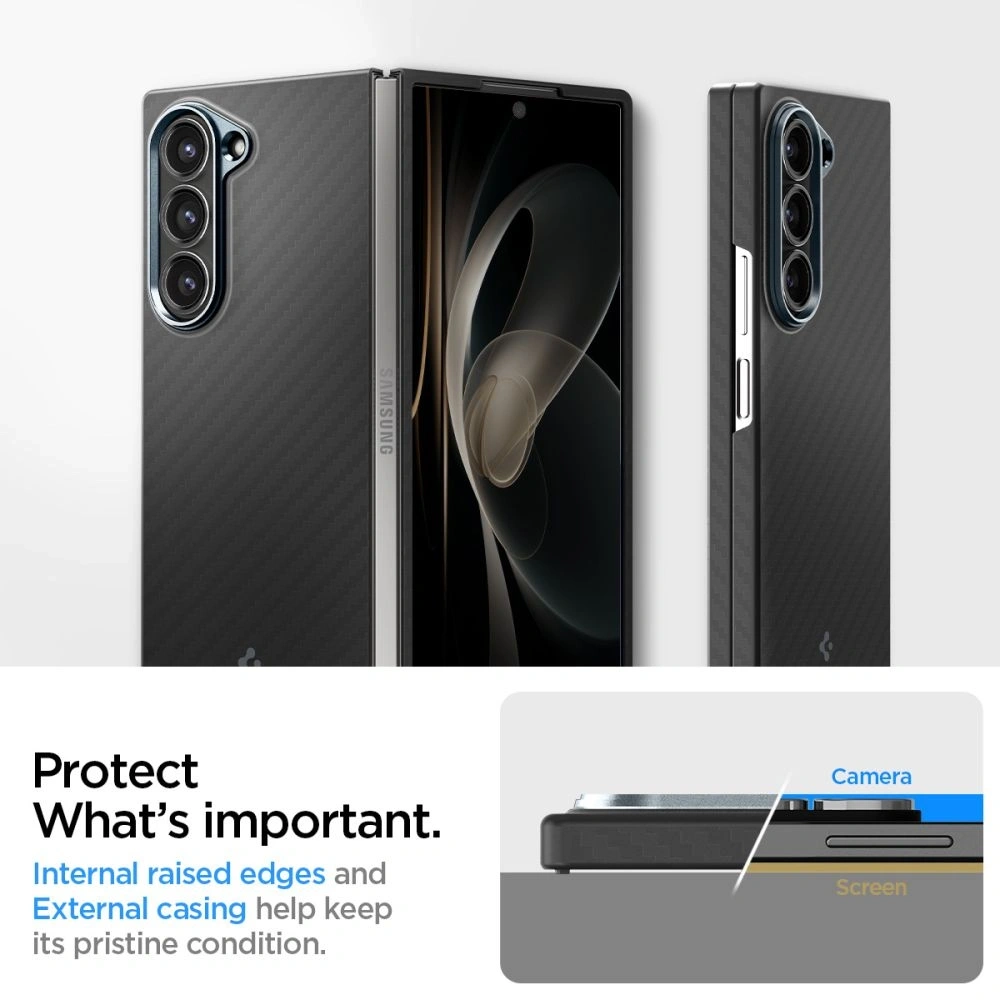 Etui Spigen Airskin Galaxy Galaxy Z Fold 6 Aramid Black