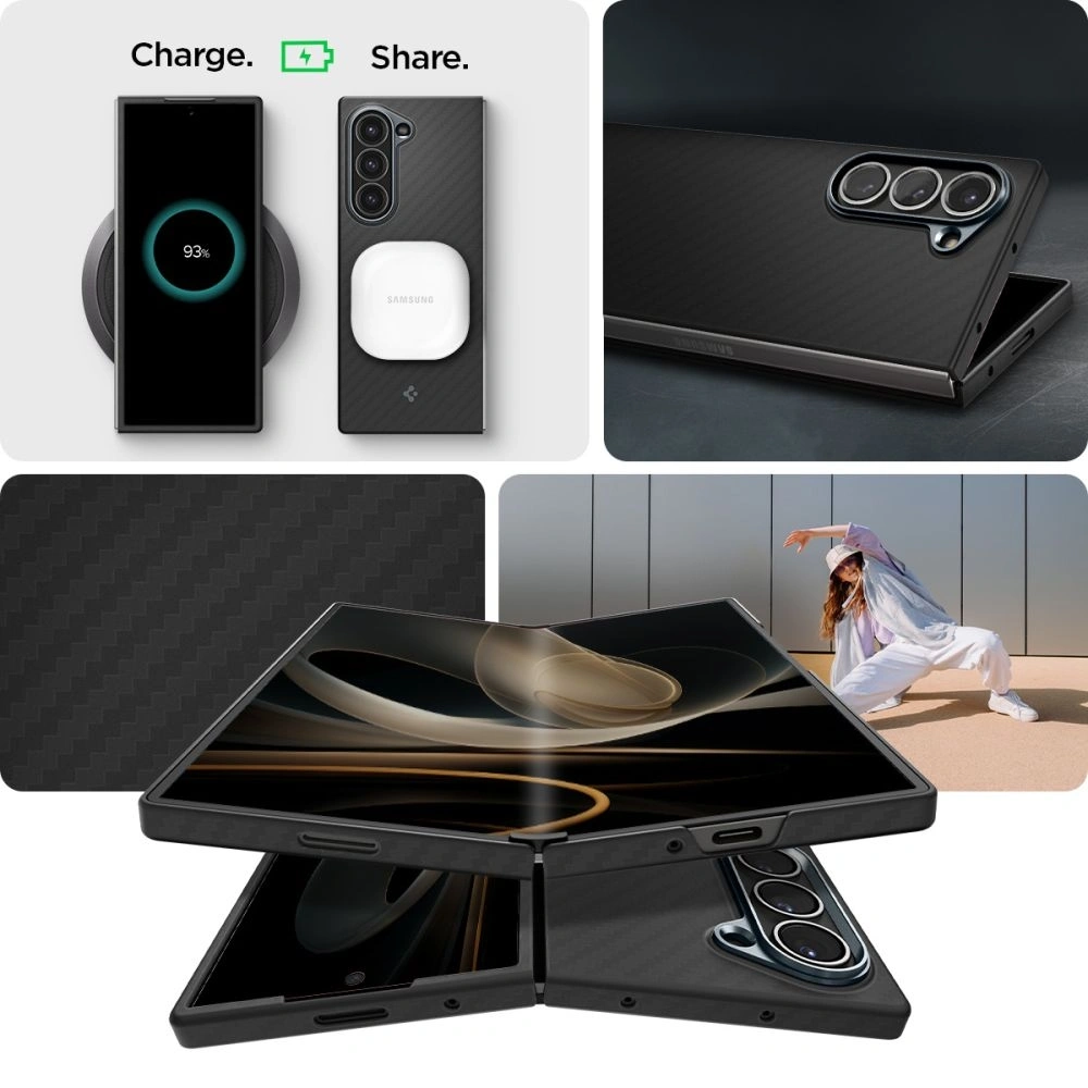 Etui Spigen Airskin Galaxy Galaxy Z Fold 6 Aramid Black