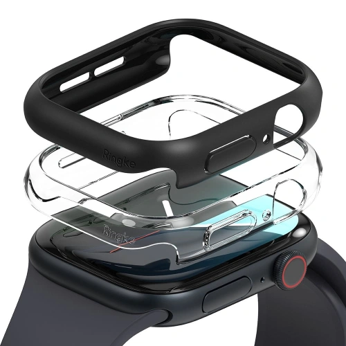 Kup Ringke Slim Apple Watch 10 46mm Átlátszó & Matt Fekete [2 PACK] - RGK11657 - {ean13} - Sklep Home Screen