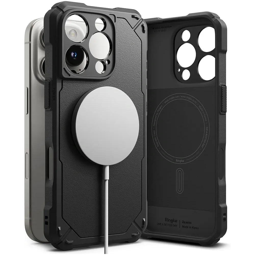 Etui Ringke Rugged Gear Magnetic MagSafe Apple iPhone 16 Pro Max Black