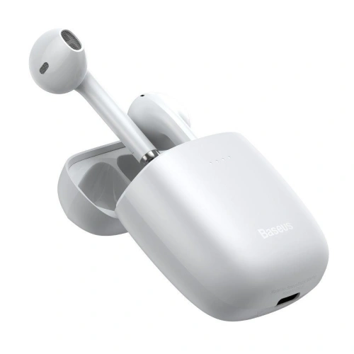 Kup Bezprzewodowe słuchawki Baseus Encok W04 TWS, Bluetooth 5.0 (białe) - BSU1191WHT - {ean13} - Sklep Home Screen