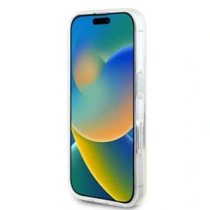 Kup Guess GUHMP16MHFWFCT Apple iPhone 16 Plus Hardcase IML Blumenkranz MagSafe transparent - GUE3638 - {ean13} - Sklep Home Screen
