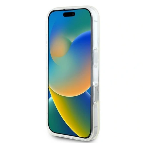 Kup Guess GUHMP16MHFWFCT Apple iPhone 16 Plus hardcase IML Flori Coroană MagSafe transparent - GUE3638 - {ean13} - Sklep Home Screen