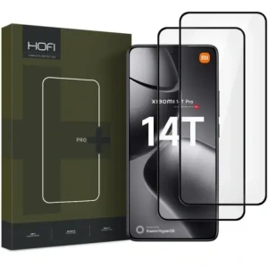 Hofi Glass Pro+ Xiaomi 14T / 14T Pro Black [2 PACK]