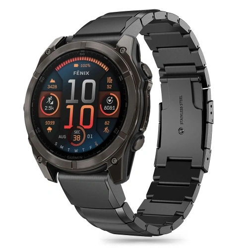 Buy Tech-Protect Steelband Garmin Fenix 5x / 5x Plus / 6x / 6x Pro / 7x / 8 51mm Black - THP3314 - {ean13} - Home Screen Store Europe