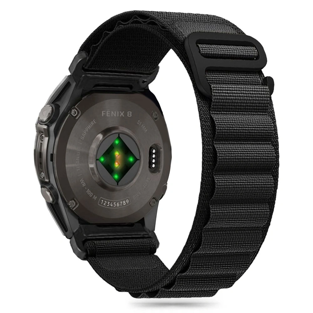 Pasek Tech-Protect Nylon Pro Garmin Fenix 5 / 6 / 6 Pro / 7 / 8 47mm / E Black