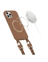 Etui Tech-Protect Magnecklace MagSafe Apple iPhone 12 / 12 Pro Chocolate Brown